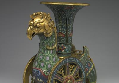 图片[3]-Cloisonne wheeled-bird zun, Qianlong reign (1736-1795), Qing dynasty.-China Archive